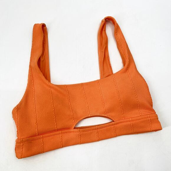 Aerie orange cutout bikini top - Picture 1 of 3